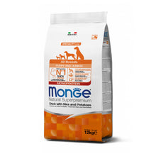 Monge Natural Superpremium All Breeds Puppy & Junior Monoprotein Anatra con Riso e Patate Per Cuccioli Di Tutte Le Taglie
