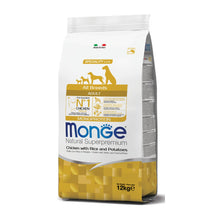 Monge Natural Superpremium All Breeds Adult Monoprotein Pollo con Riso e Patate Per Cani Adulti Di Tutte Le Taglie
