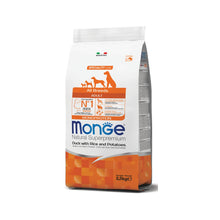 Monge Natural Superpremium All Breeds Adult Monoprotein Anatra con Riso e Patate Per Cani Adulti Di Tutte Le Taglie