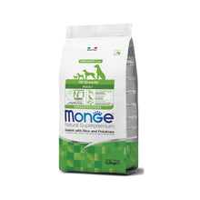 Monge Natural Superpremium All Breeds Adult Monoprotein Coniglio con Riso e Patate Per Cani Adulti Di Tutte Le Taglie
