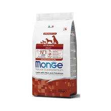 Monge Natural Superpremium All Breeds Adult Monoprotein Agnello con Riso e Patate Per Cani Adulti Di Tutte Le Taglie