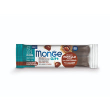 Monge Gift Sensitive Digestion Dog Meat Bars Snack Per Cani Adulti Ricco in Agnello Fresco con Castagne e Inulina 40gr