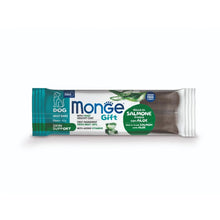 Monge Gift Skin Support Dog Meat Bars Snack Per Cani Adulti Ricco in Salmone Fresco con Aloe Vera e Lievito 40gr