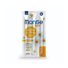 Monge Gift Kitten Ricco In Trota Fresca con Camomilla Soft Sticks Per Gattini 15g