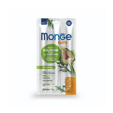 Monge Gift Hairball Cat Ricco in Salmone Fresco con Carciofo Soft Sticks Per Gatti Adulti 15g