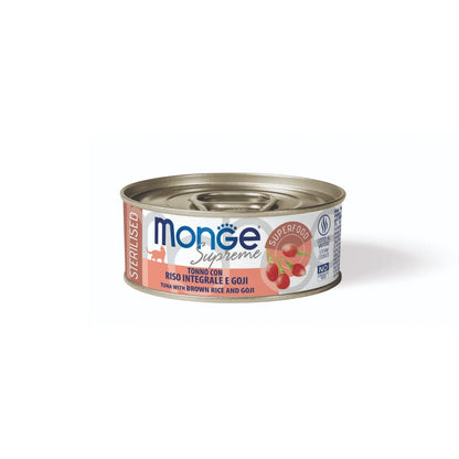 Monge Supreme Sterilised Cat Bocconcini Di Tonno Per Gatti Adulti Sterilizzati 80g