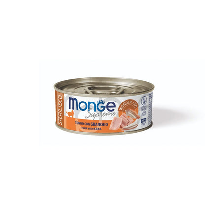 Monge Supreme Sterilised Cat Bocconcini Di Tonno Per Gatti Adulti Sterilizzati 80g