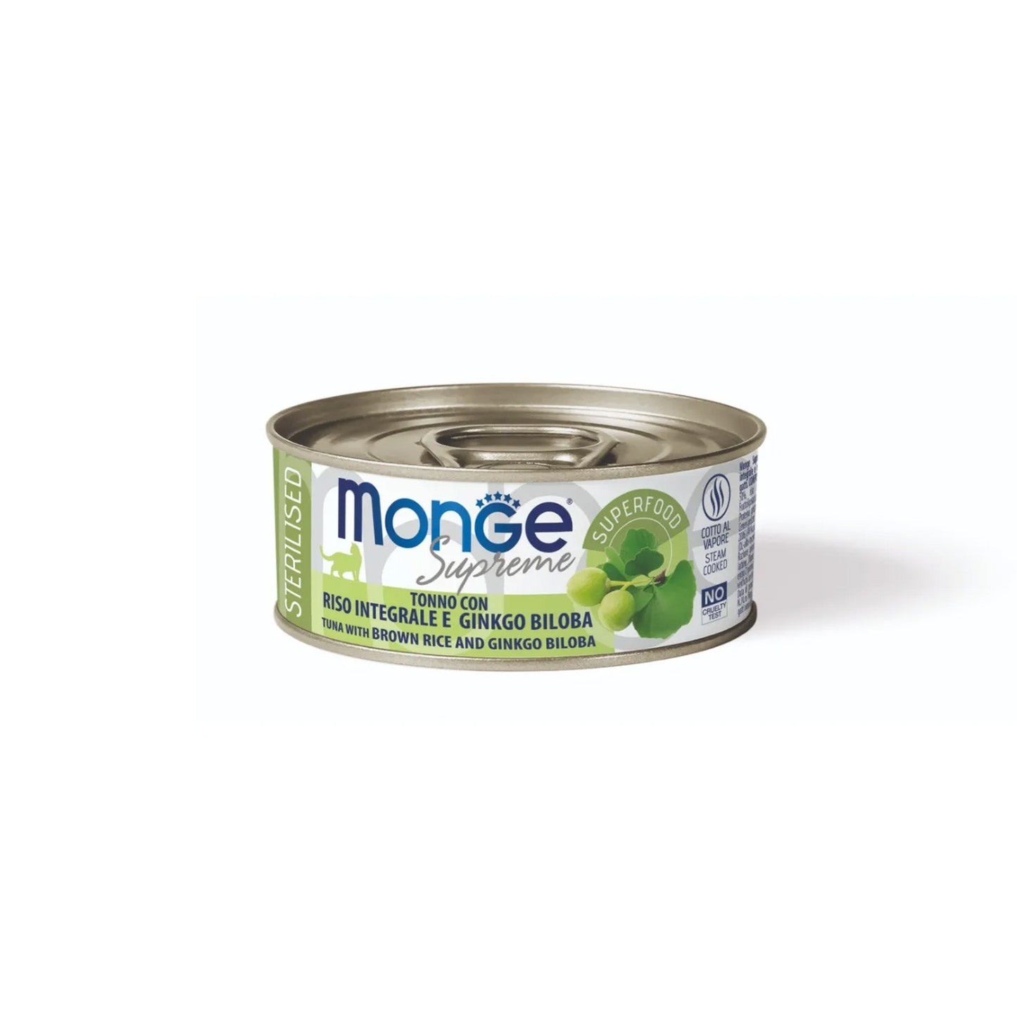 Monge Supreme Sterilised Cat Bocconcini Di Tonno Per Gatti Adulti Sterilizzati 80g