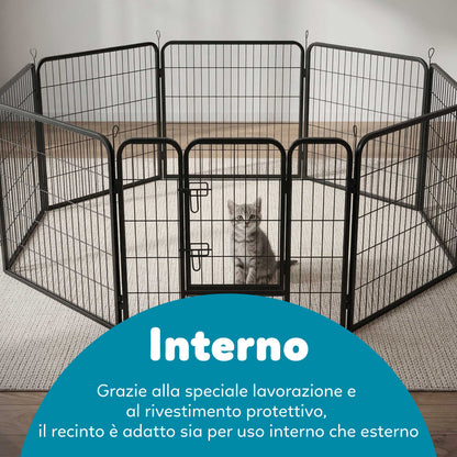 AqpetFriends Petplaypen Recinto Per Animali In Ferro Misura 80x80 cm