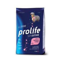 Prolife Sensitive Adult Lamb & Rice Medium/Large Crocchette Di Agnello E Riso Per Cani Adulti Di Taglia Media e Grande 10kg