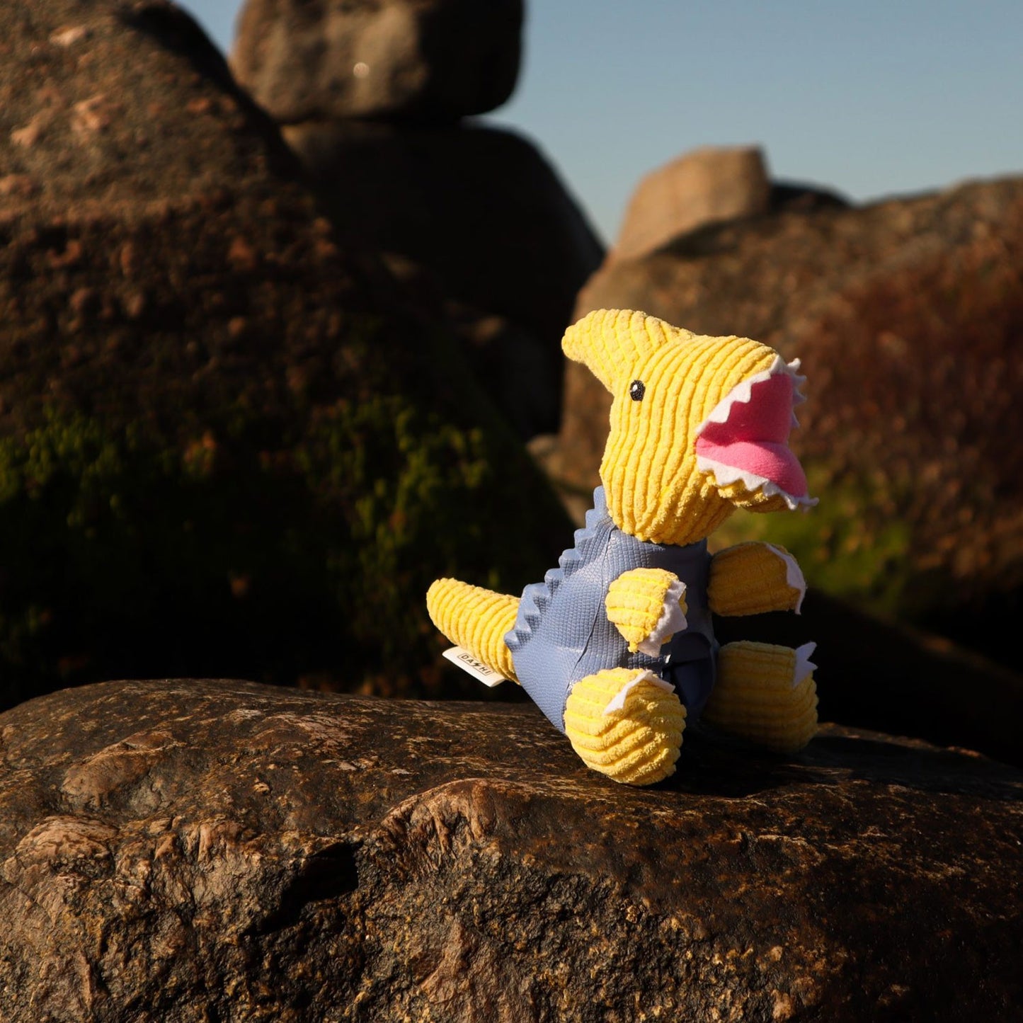 Dashi Perry Dino Toys Gioco Per Cani Interattivo In Stoffa A Forma Di Parasaurolofo