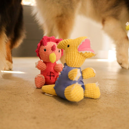 Dashi Perry Dino Toys Gioco Per Cani Interattivo In Stoffa A Forma Di Parasaurolofo