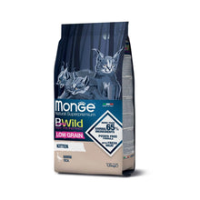 Monge BWild Low Grain Kitten Goose Crocchette Con Oca Per Gattini 1,5kg