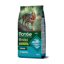 Monge Bwild Grain Free Formula Crocchette Per Gatto Sterilizzato Tonno Con Piselli 1,5kg