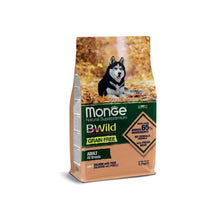 Monge BWild Natural SuperPremium Grain Free Formula All Breeds Crocchette Per Cane Adulto Salmone Con Piselli