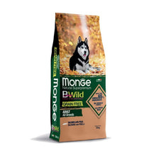 Monge BWild Natural SuperPremium Grain Free Formula All Breeds Crocchette Per Cane Adulto Salmone Con Piselli