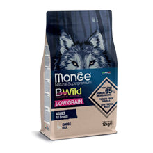 Monge BWild Low Grain All Breeds Adult Goose Crocchette Con Oca Per Cani Adulti