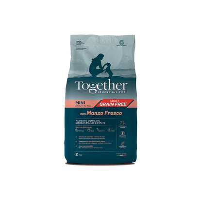 Together Adult Sensitive Grain Free Mini Beef & Potato Crocchette Manzo E Patate Per Cani Adulti Di Taglia Piccola