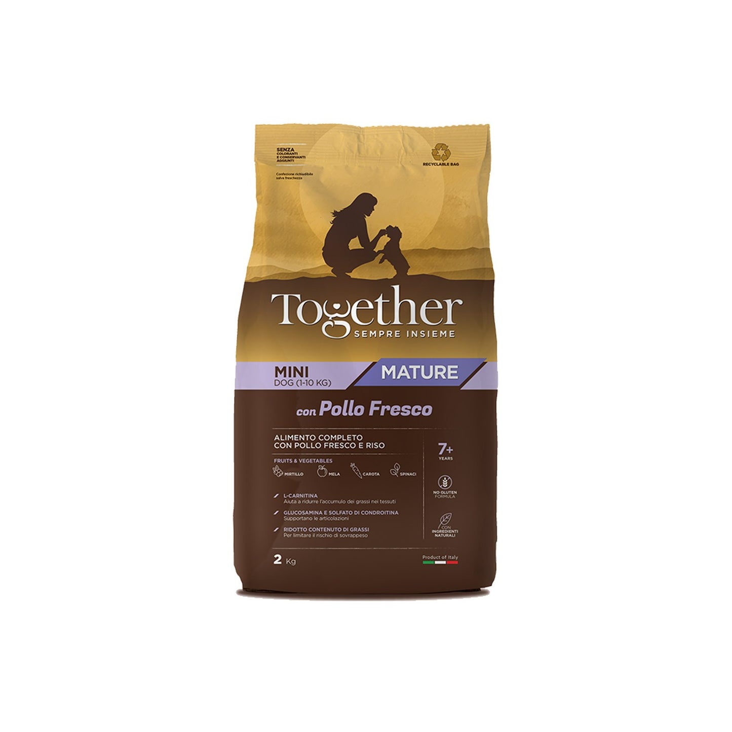 Together Mature Mini Chicken&Rice Crocchette Pollo Fresco E Riso Per Cani Anziani Di Taglia Piccola