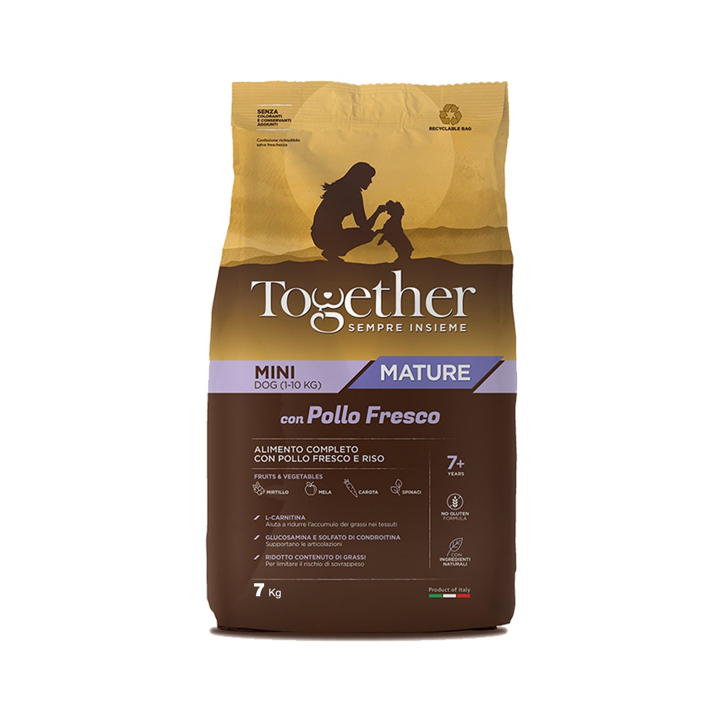 Together Mature Mini Chicken&Rice Crocchette Pollo Fresco E Riso Per Cani Anziani Di Taglia Piccola