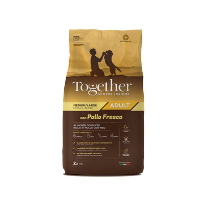 Together Adult Medium/Large Chicken&Rice Crocchette Pollo Fresco E Riso Per Cani Adulti Di Taglia Media/Grande