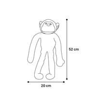 Flamingo Wende Peluche Per Cani Con Corda Interna A Forma Di Scimmia Rosa Con Effetto Sonoro