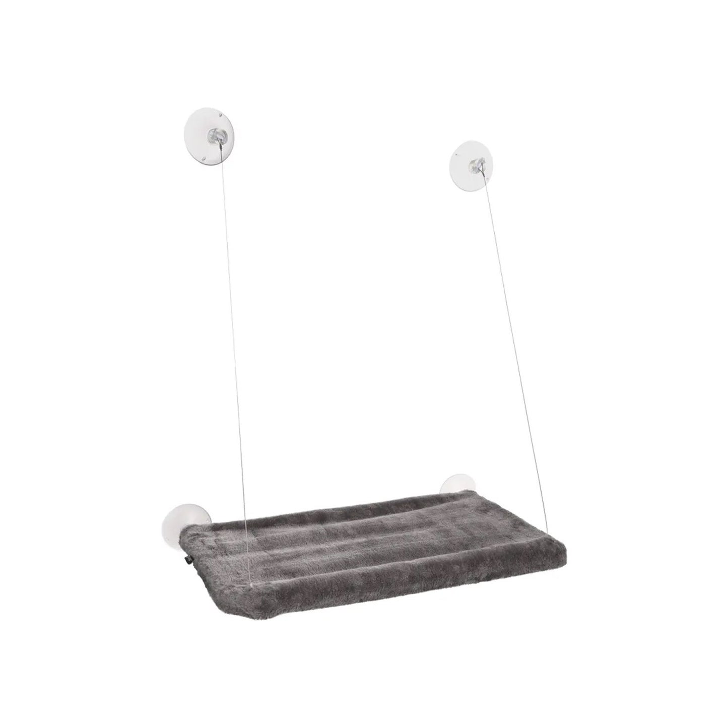 Flamingo Chill Amaca Da Finestra Con Rivestimento In Peluche E Supporto a Ventosa Per Gatti