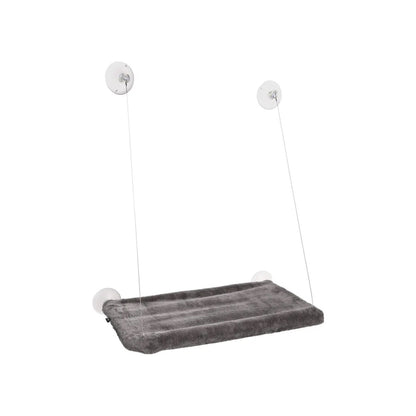 Flamingo Chill Amaca Da Finestra Con Rivestimento In Peluche E Supporto a Ventosa Per Gatti