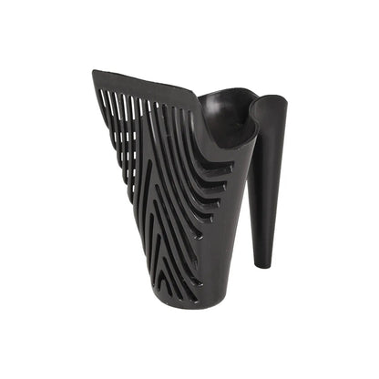 Flamingo 2 Cup Paletta Nera In Plastica Per Lettiera Gatto