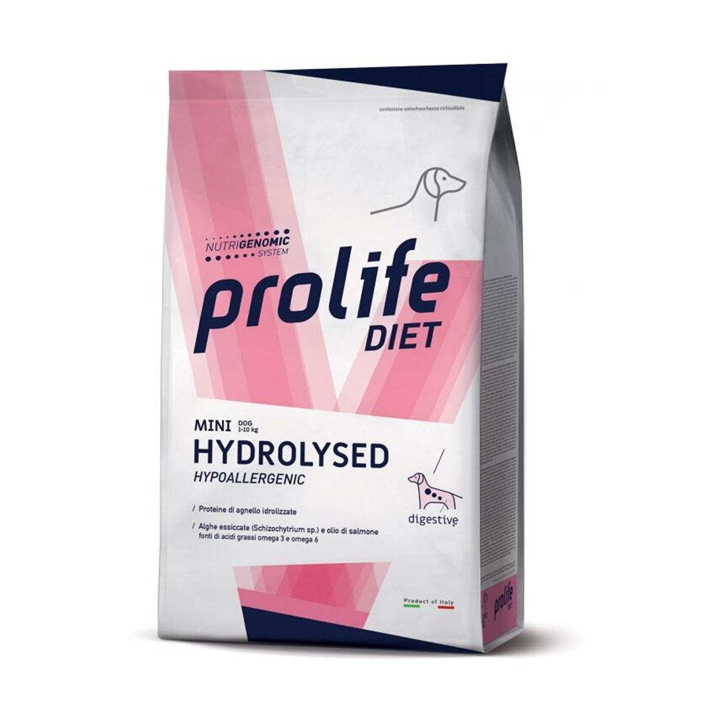 Prolife Hydrolysed Hypoallergenic Mini Crocchette Dietetiche Idrolizzate Per Cani Adulti Di Taglia Piccola