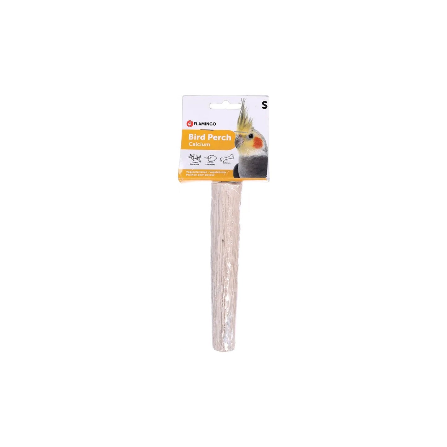 Flamingo Posatoio Beige Per Volatili Ricco In Calcio