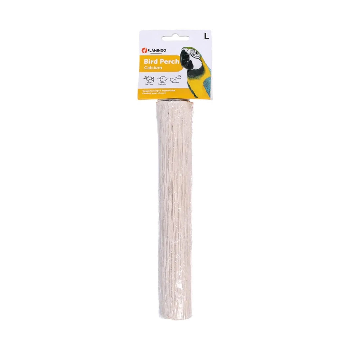 Flamingo Posatoio Beige Per Volatili Ricco In Calcio