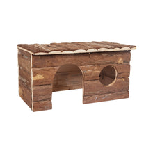 Flamingo Howy Casetta Rettangolare In Legno Naturale Per Roditori Large