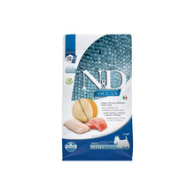Farmina N&D Ocean Adult Mini Crocchette Per Cani Adulti Di Taglia Piccola Con Salmone, Merluzzo e Melone Cantalupo