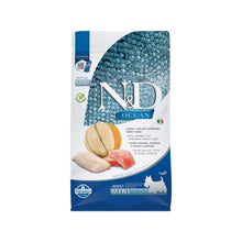 Farmina N&D Ocean Adult Mini Crocchette Per Cani Adulti Di Taglia Piccola Con Salmone, Merluzzo e Melone Cantalupo