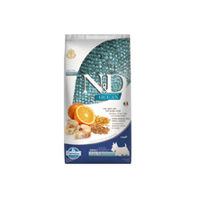 Farmina N&D Ocean Adult Mini Crocchette Per Cani Adulti Di Taglia Piccola Con Merluzzo, Farro, Avena e Arancia