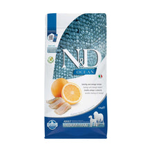 Farmina N&D Ocean Herring & Orange Adult Medium&Maxi Crocchette Per Cani Adulti Di Taglia Media e Grande Con Aringa e Arancia