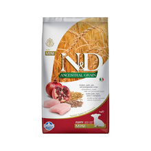 Farmina N&D Ancestral Grain Chicken & Pomegranate Puppy Mini Crocchette Per Cuccioli Di Piccola Taglia Con Pollo e Melograno