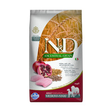 Farmina N&D Ancestral Grain Adult Medium&Maxi Crocchette Per Cani Adulti Di Taglia Media E Grande Con Pollo e Melograno