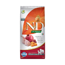 Farmina N&D Pumpkin Adult Medium&Maxi Crocchette Per Cani Adulti Di Taglia Media e Grande Con Zucca, Quaglia e Melograno 12kg