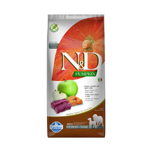 Farmina N&D Pumpkin Adult Medium&Maxi Crocchette Per Cani Adulti Di Taglia Media e Grande Con Zucca, Cervo e Mela 12kg