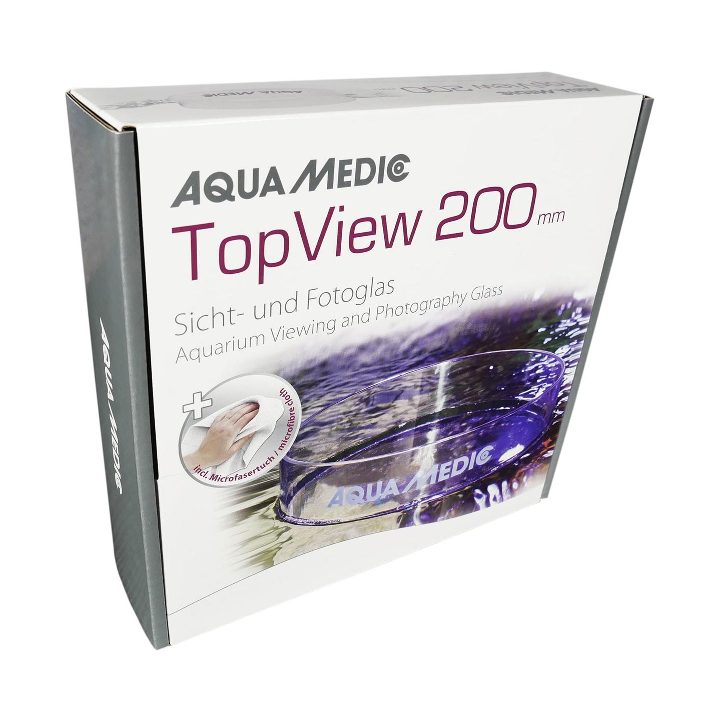 AquaMedic TopView 200 Vetro Per Osservazione E Fotografia Dell'Acquario