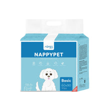 AqpetFriends Nappy Pet Basic Tappetino Assorbente Con Strisce Adesive 50 pz