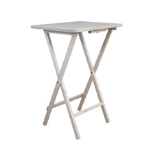 Flur Tavolo pieghevole Portatile Richiudibile da Giardino Campeggio Terrazzo in Legno 48x38x66 cm