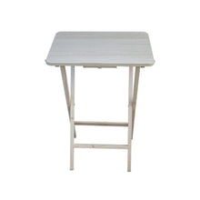 Flur Tavolo pieghevole Portatile Richiudibile da Giardino Campeggio Terrazzo in Legno 48x38x66 cm