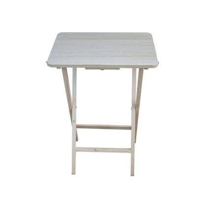 Flur Tavolo pieghevole Portatile Richiudibile da Giardino Campeggio Terrazzo in Legno 48x38x66 cm