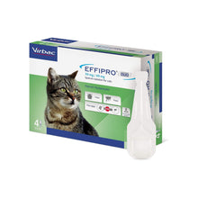 Virbac Effipro Duo Antiparassitario per gatto Spot-On Protezione da Pulci, Larve, Uova e Zecche