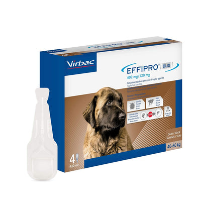 Virbac Antiparassitario Cane Effipro Duo Protezione Avanzata Contro Pulci, Larve, Uova e Zecche