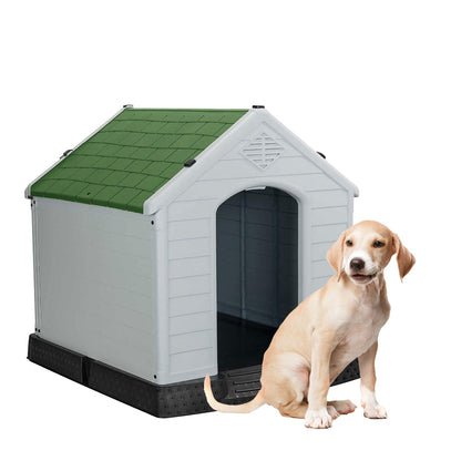 AqpetFriends Chalet Medium Cuccia In Plastica Smontabile Per Cani di Taglia Media