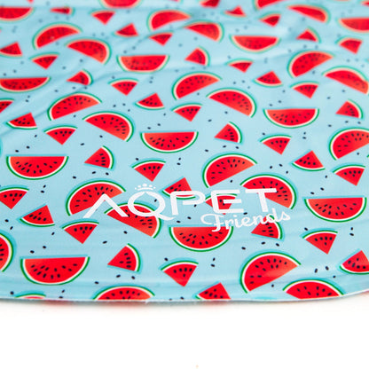 AqpetFriends Fresh Round Mat Fruit Tappetino Refrigerante Tondo Per Cani e Gatti 60cm